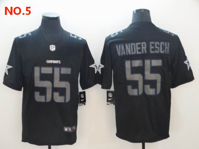 Men's Dallas Cowboys #55 Leighton Vander Esch Jersey NO.5;